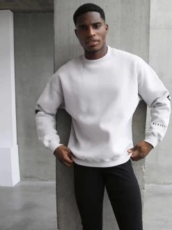 Idris Oversized Jumper - Stone -Trend Wear Sales Isabel Grey 6