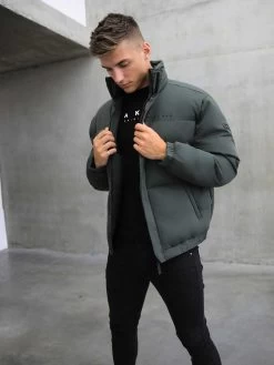 Fallon Coat - Khaki Green -Trend Wear Sales Kahki 1