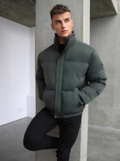 Fallon Coat - Khaki Green -Trend Wear Sales Khaki 4