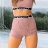 Lola Boyfriend Shorts - Light Purple 1 Lola Boyfriend Shorts - Light Purple -Trend Wear Sales LolaLightPurpleNew1D