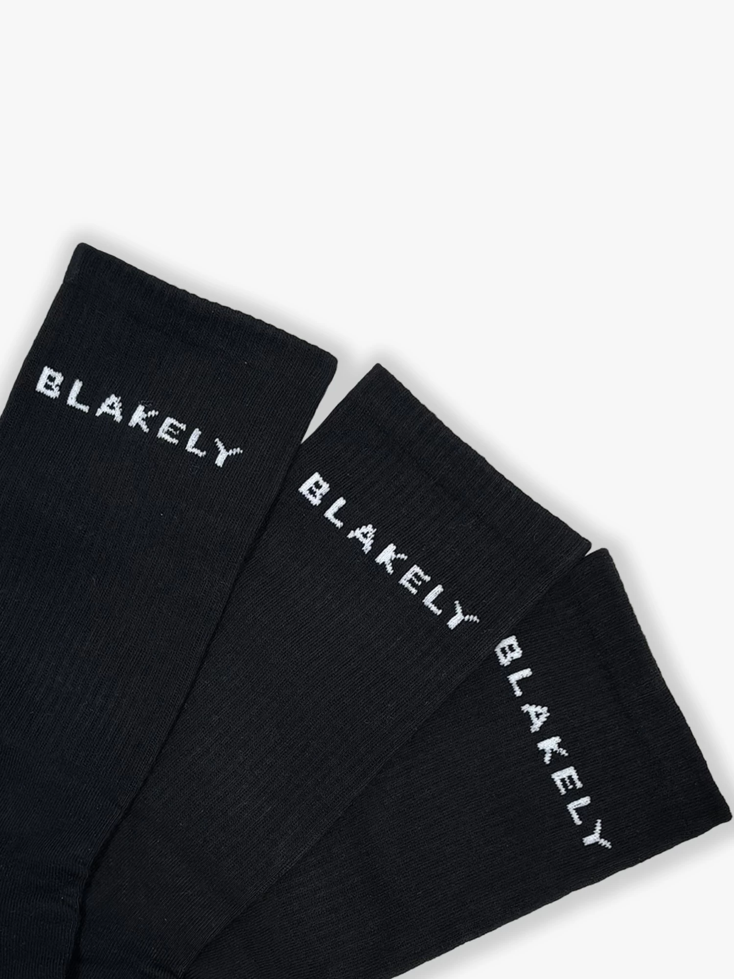 Blakely Socks 3 Pack - Black 4 Blakely Socks 3 Pack - Black - Image 2