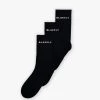 Blakely Socks 3 Pack - Black -Trend Wear Sales S8S3 BLACK 3PACK LEAD
