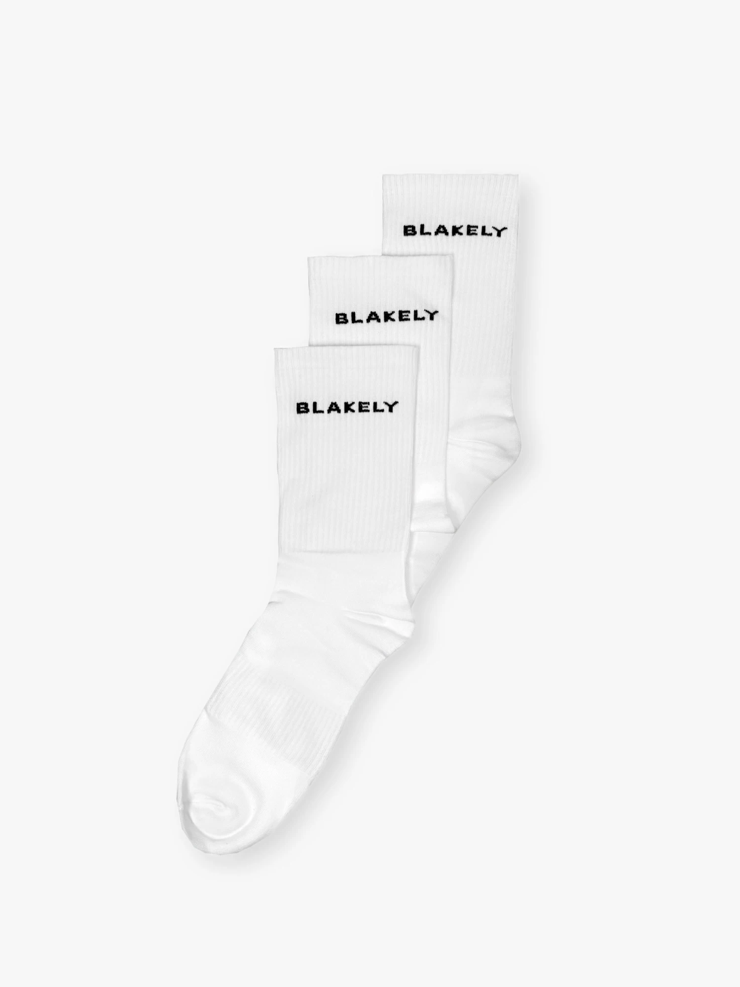 Blakely Socks 3 Pack - White 3 Blakely Socks 3 Pack - White