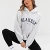 Varsity Oversized Hoodie - Marl White -Trend Wear Sales VARSITYMARLWHITE