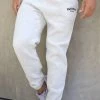 Varsity Relaxed Sweatpants - Marl White -Trend Wear Sales VarsityLEAD MWhite Resized