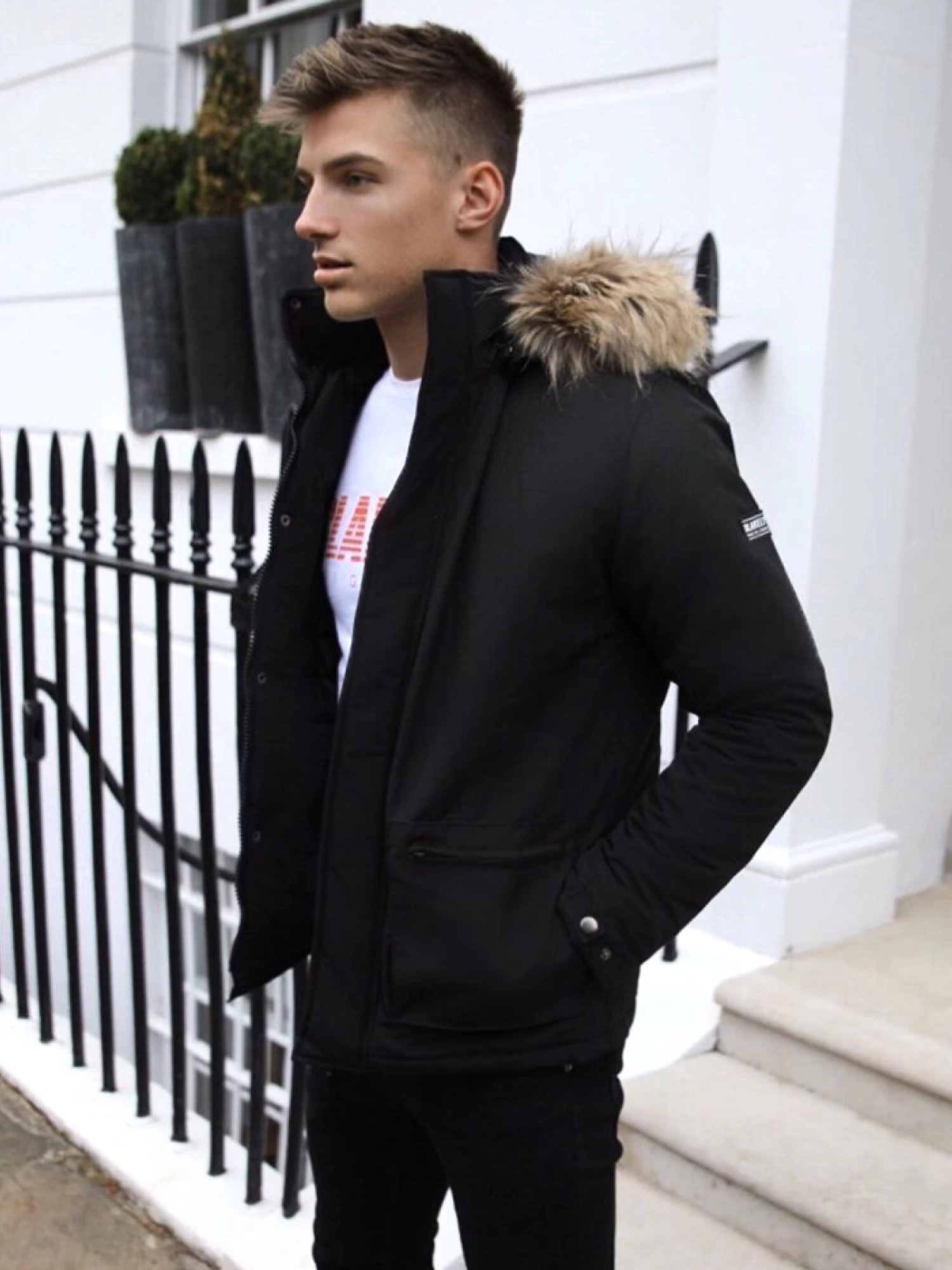 Verden Coat - Black 5 Verden Coat - Black - Image 3