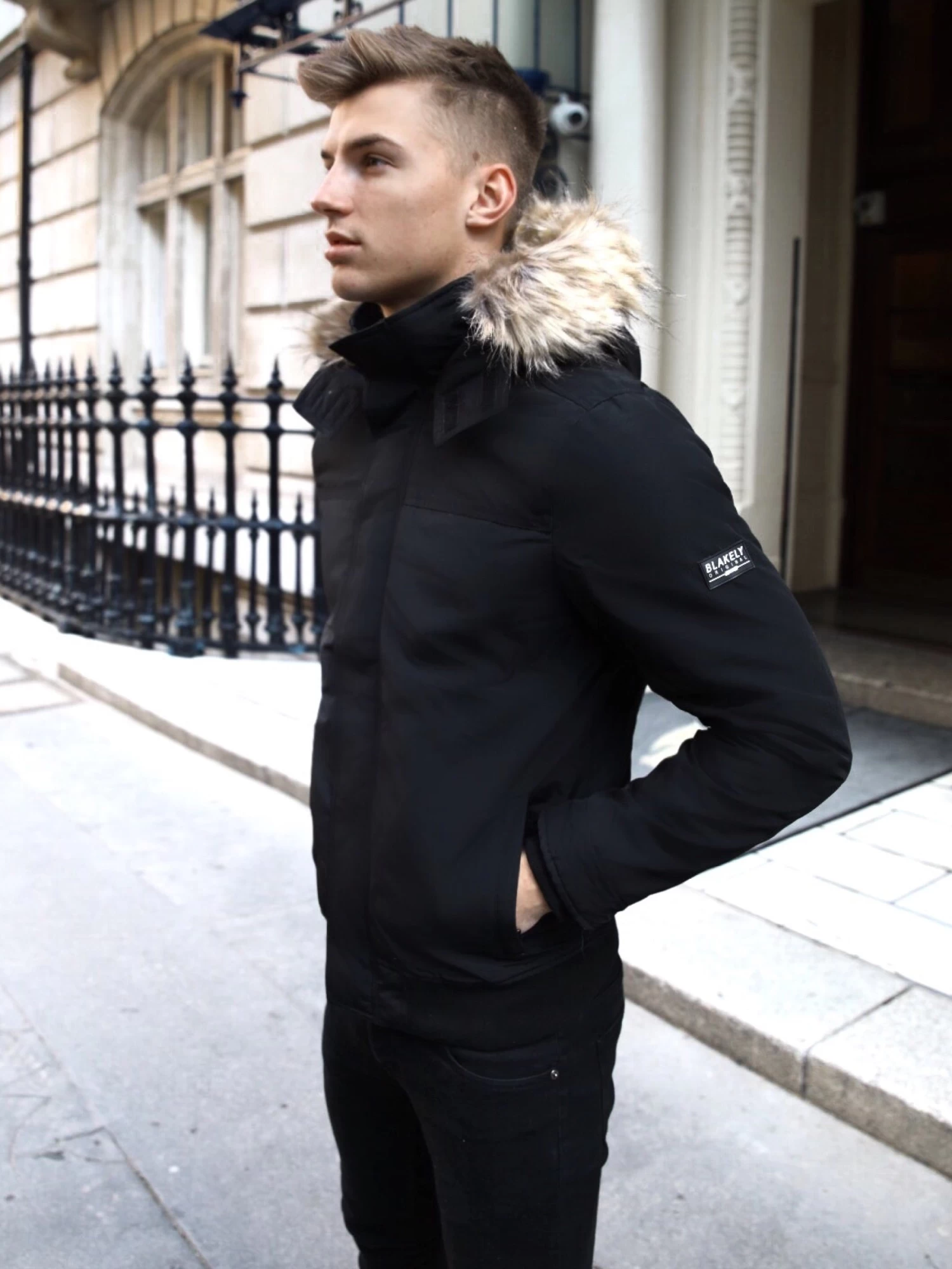 Verden Coat - Black 6 Verden Coat - Black - Image 4