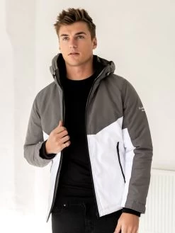 Arctica Jacket - Grey/White -Trend Wear Sales White 04D