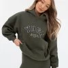 Yoga Oversized Hoodie - Khaki Green 1 Yoga Oversized Hoodie - Khaki Green -Trend Wear Sales YOGAKHAKI