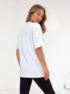 Series Oversized T-Shirt - Marl White -Trend Wear Sales edit1966AWMarlWhite 05D dd353c51 596c 4892 b9f5 5acb3c60a564