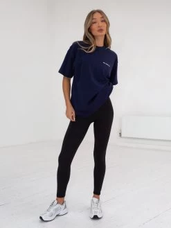 Series Oversized T-Shirt - Navy -Trend Wear Sales edit1966AWNavy 01D