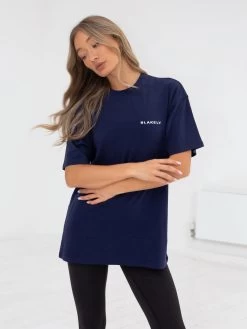 Series Oversized T-Shirt - Navy -Trend Wear Sales edit1966AWNavy 05D