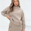 Series Oversized Hoodie - Washed Khaki -Trend Wear Sales edit836AWBrown 05LEADD