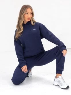 Series Oversized Hoodie - Navy -Trend Wear Sales edit836AWNavy 01D