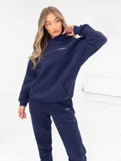Series Oversized Hoodie - Navy -Trend Wear Sales edit836AWNavy 03D