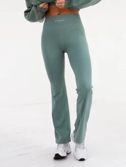 Soft Sculpt Wide Leg Leggings - Sage Green -Trend Wear Sales edit 2741 SAGED 3 1 copy