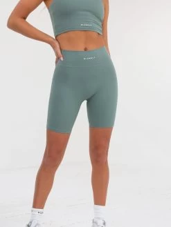 Soft Sculpt Cycling Shorts - Sage Green -Trend Wear Sales edit 2742 sageD 10copy