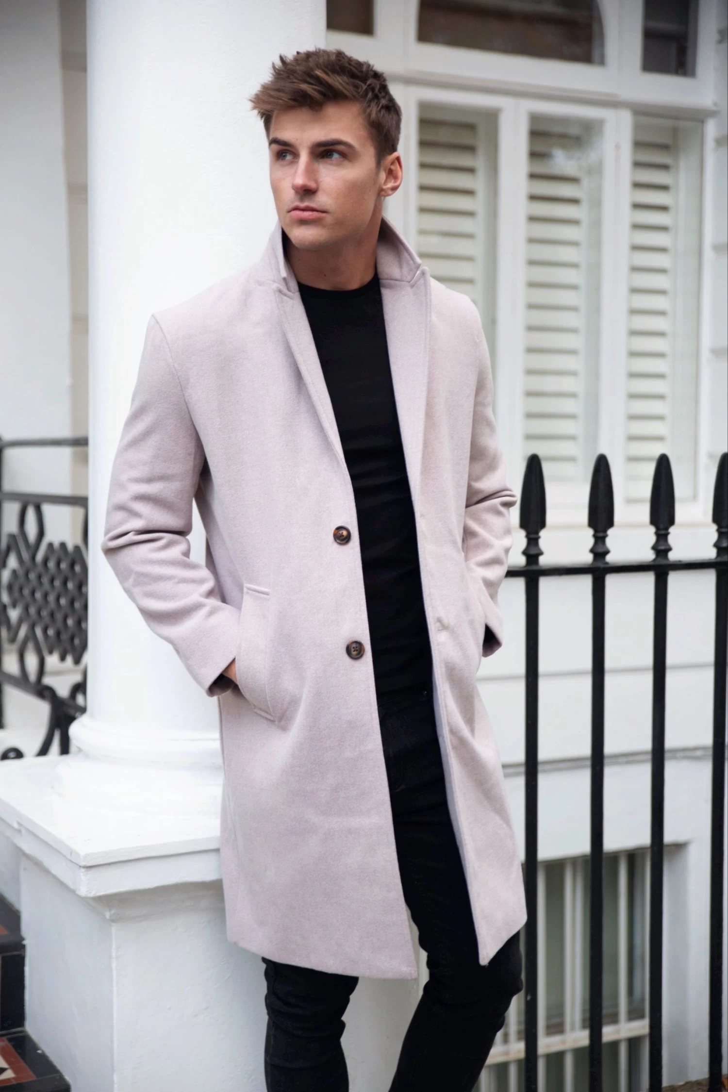 Knightsbridge Tailored Coat - Grey 3 Knightsbridge Tailored Coat - Grey